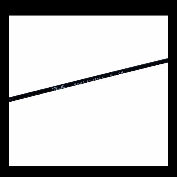 Ray-Ban RB3025 002/4J Black Aviator Green Gradient Mirrored 55mm Sunglasses - Picture 9 of 12